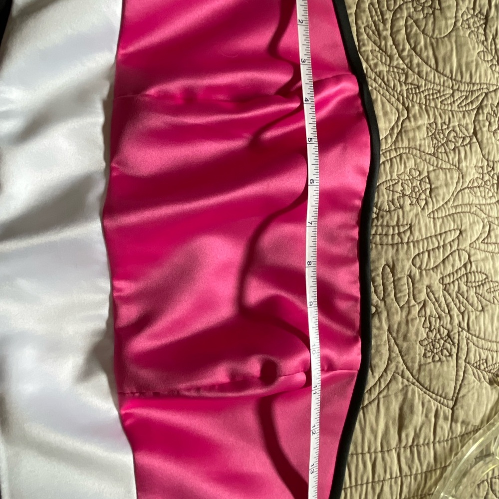 ⭐️HP⭐️ Gorgeous Floor Length Pink, Black, and White Jessica McClinktock Dress - Picture 10 of 13
